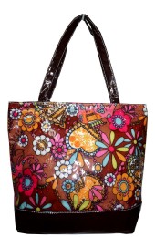 Large Tote Bag-AB140/BWN